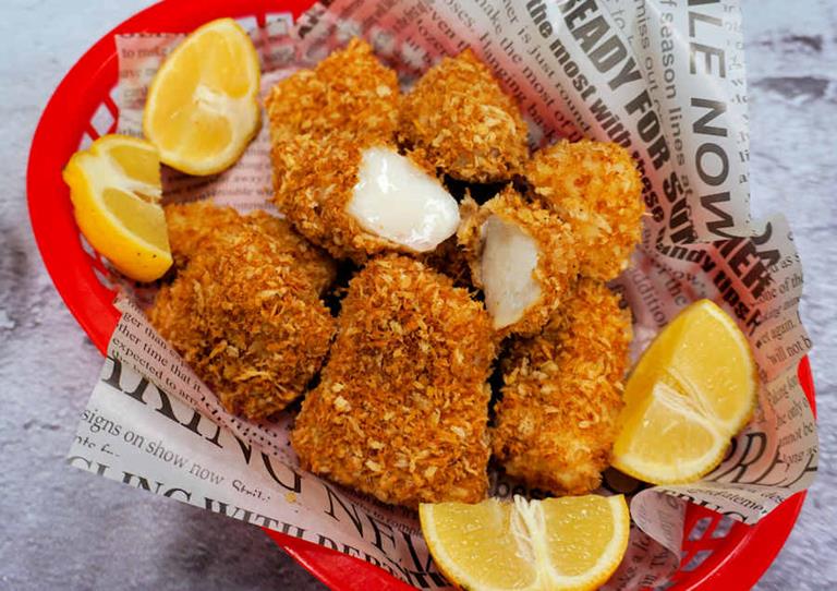 Baked Haddock Goujons With Herby Tzatziki Recipe Cuisine Fiend